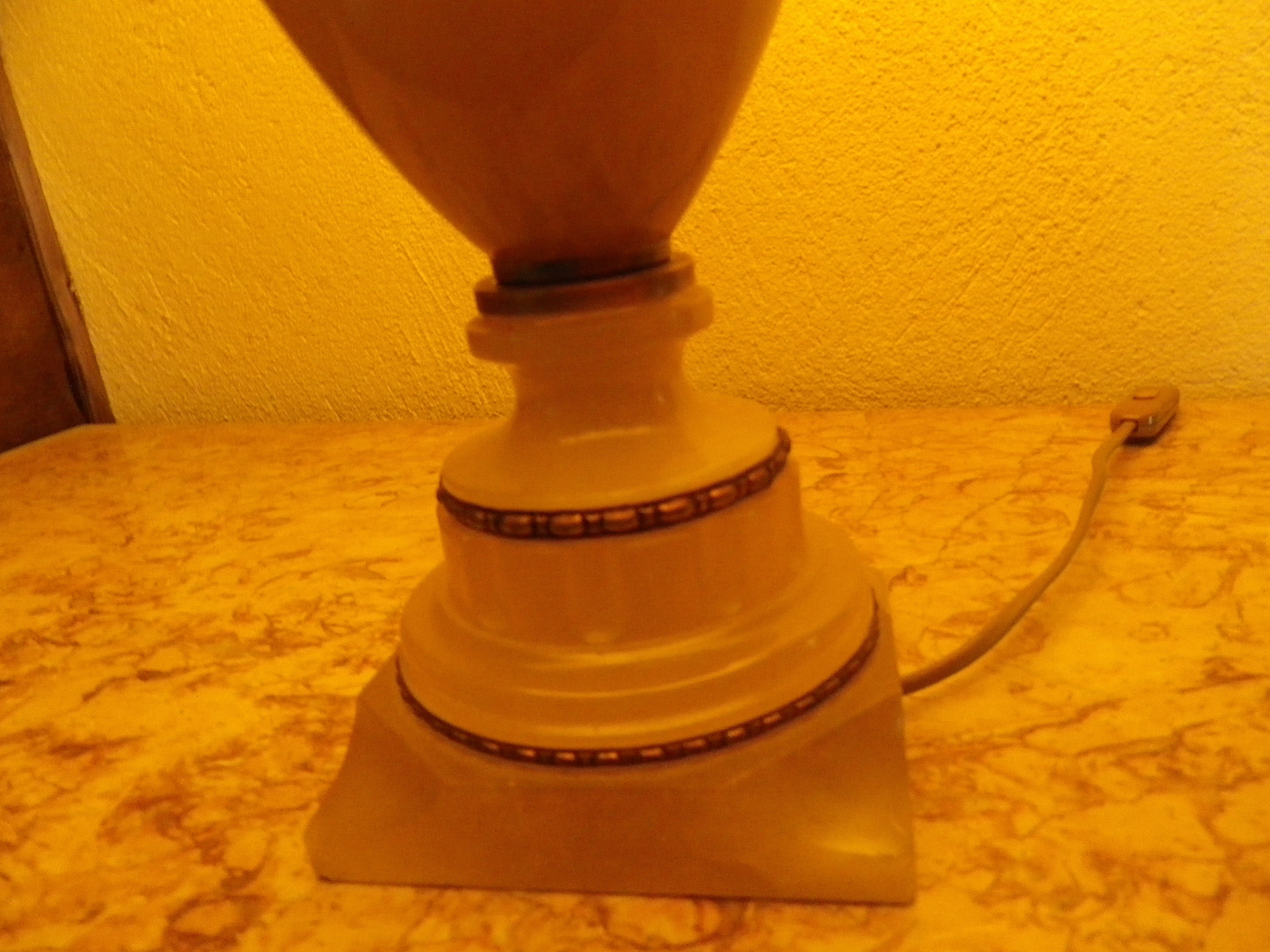 Large model alabaster lamp
