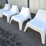 Set of 4 VAGO armchairs, Ikea