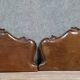 Two pair of Louis XV style walnut door tops from the late 19th century
