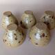 5 stoneware tea bowls