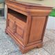 Tv cabinet 2 doors and 1 niche with Pull, in Cherry Solid Louis Philippe style.