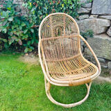 Fauteuil en rotin design