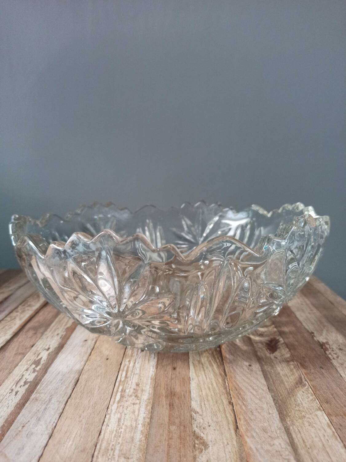 Saladier en cristal