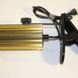 Golden lamp with vintage clamp