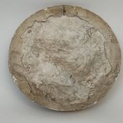 Plaster medallion portrait by Charles Filleul profile of a man 1901