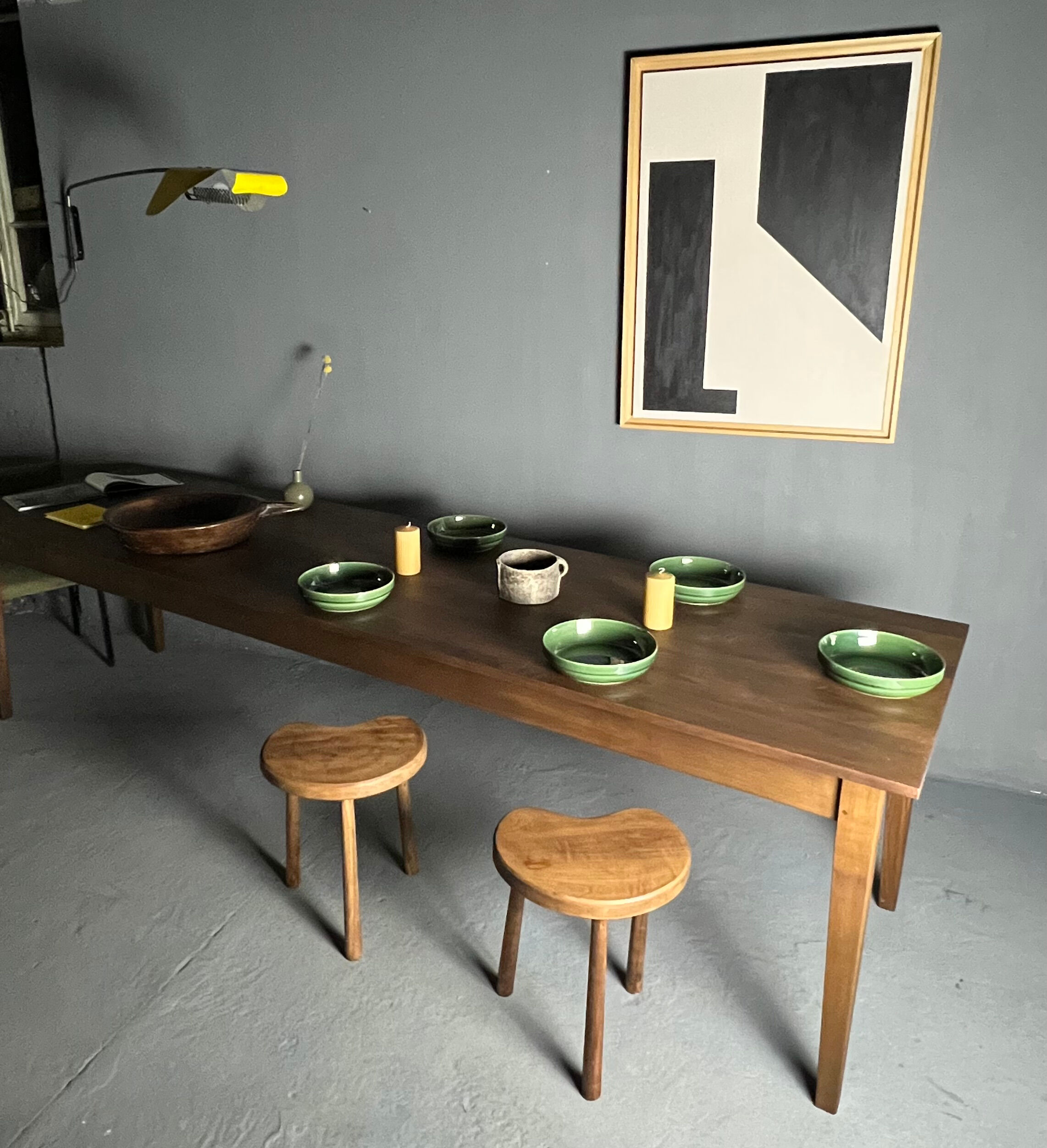 Farmhouse table XXXL 300 cm "Dark Brown"