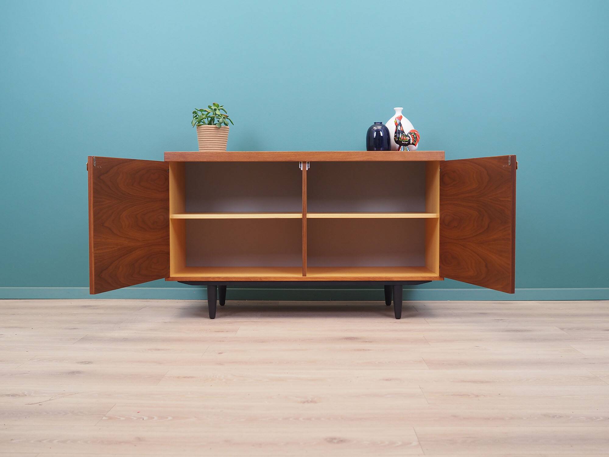 Teak cabinet, Danish design, 1980s, production: Denmark