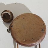 Signed vintage sandstone teapot