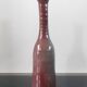 Vintage glazed stoneware bottle soliflore vase