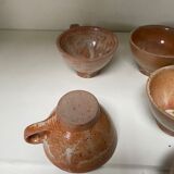 Set of 6 sandstone cups