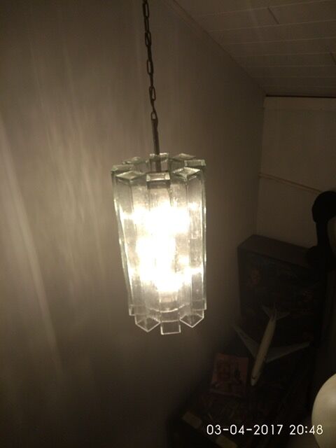 Suspension Doria in glass