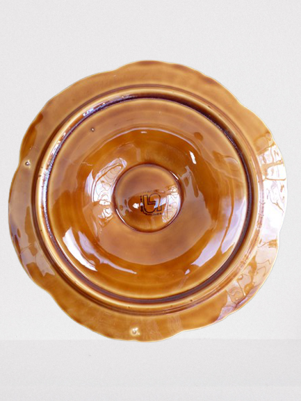 Sarreguemines barbotine shellfish plates