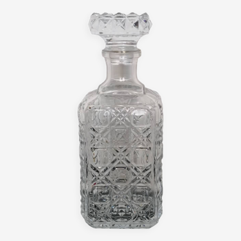 Crystal diamond whiskey bottle