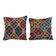 Set of 2 vintage Turkish cushion covers 41x41 cm