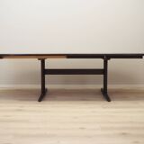Table en chêne, design danois, années 1970, fabricant : Skovby