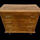 Commode en chêne pied compas