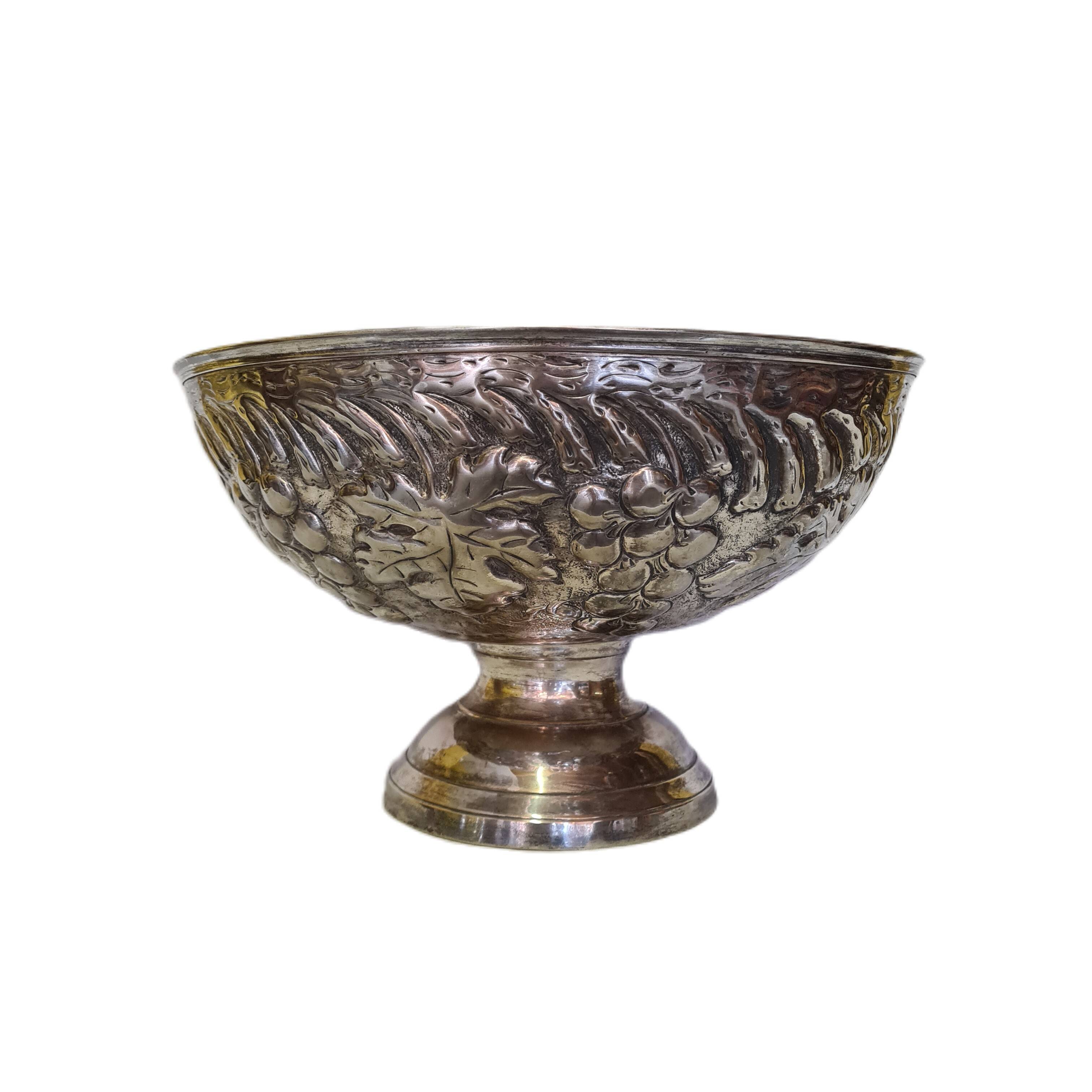 Large Silver Plated Champagne Cooler, Early 20th Century