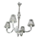 Luxury Art Decò Barovier e Toso Chandelier, Murano "Bubble" Glass, 1950s