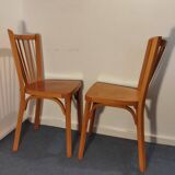 Pair of Baumann bistro chairs