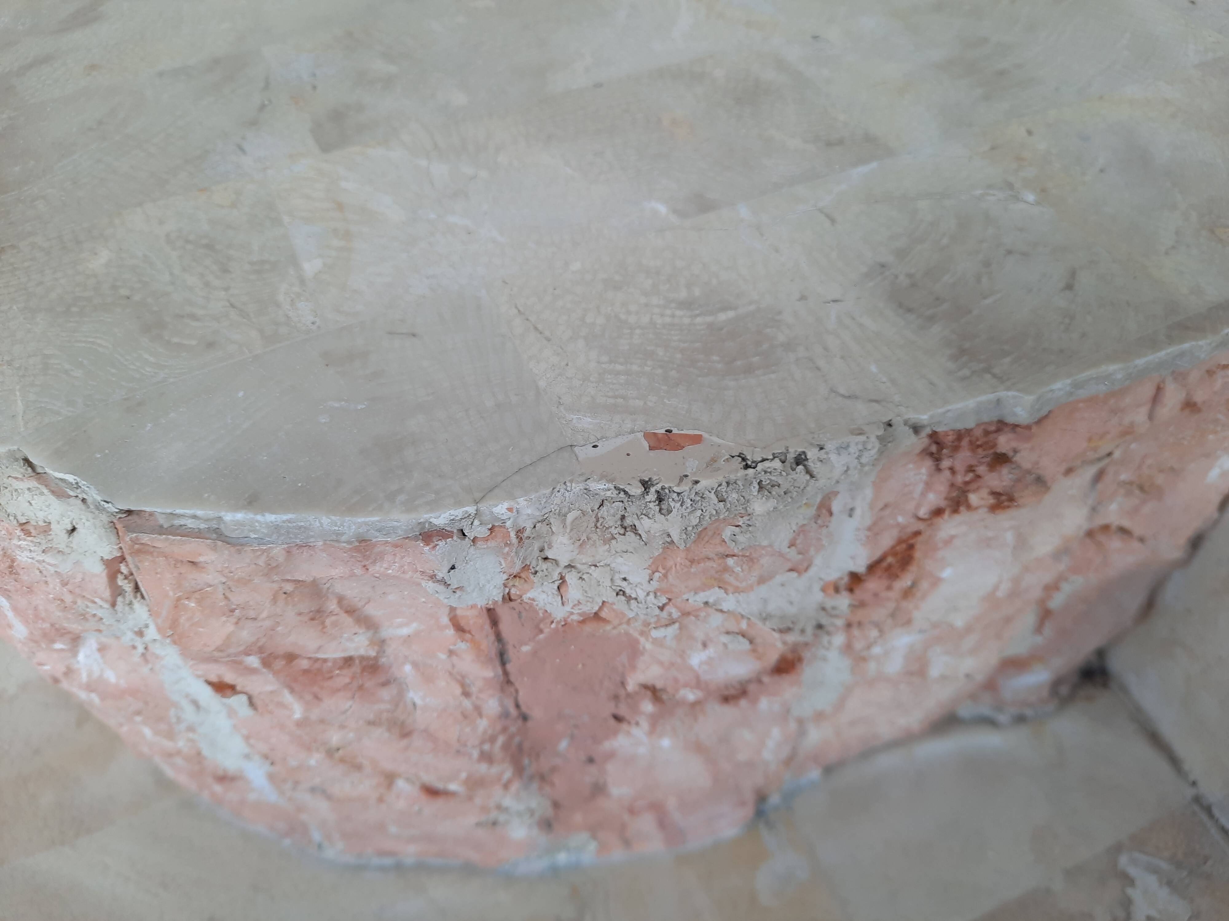 Magnussen Ponte Travertine Veneer Coffee Table