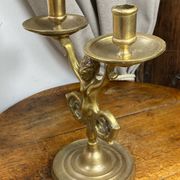 Chandelier, forme sirène, en bronze 