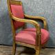 Fauteuils de bureau époque empire en acajou vers 1810  j