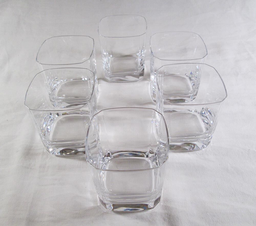 6 vintage whisky glasses in Arques crystal