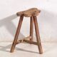 Antique stool in wabi-sabi style (c.1900) #8