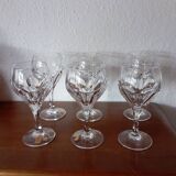 6 Nachtmann crystal wine glasses