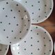 Set de 10 assiettes plates longchamps vintage