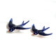 Couple of ceramic wall swallows