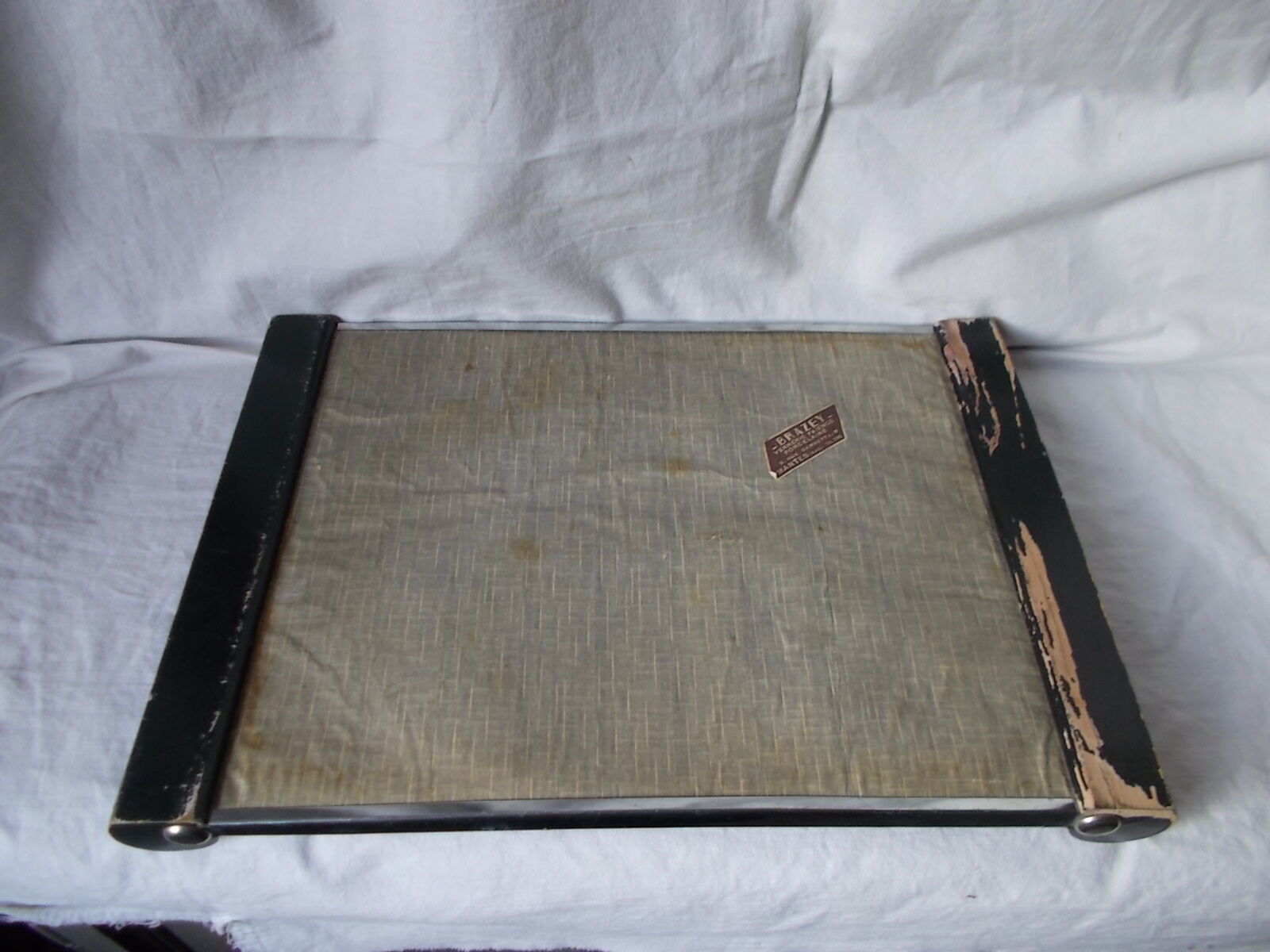 Black Art Deco tray and mirror