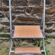 Formica chair stepladder retractable, vintage, 70s