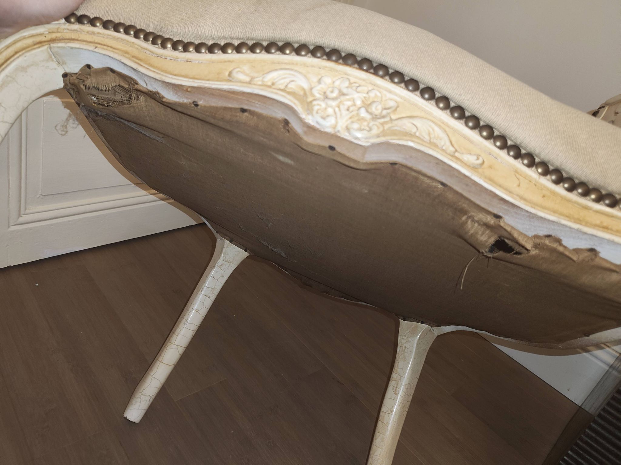 Fauteuil cabriolet Louis XV