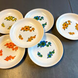 Assiettes creuses vintage Arcopal Lotus