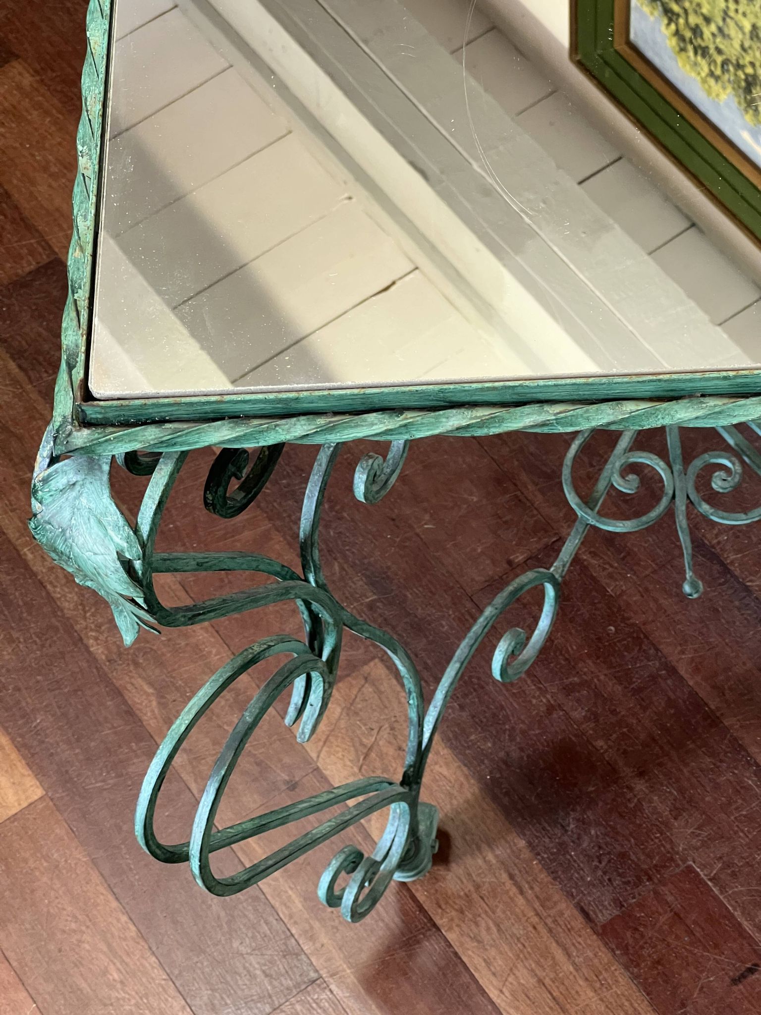 50s wrought iron table