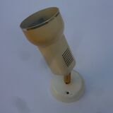 Small wall spot in white metal, vintage 1980