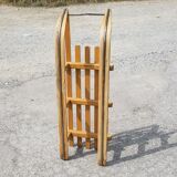 Old wooden toboggan - Donnay