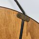 Vintage round wall mirror mod. "vipera" by corrado corradi dell'acqua, italy