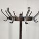 Cast iron coat hanger from the 1950s
