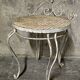 White wrought iron chair - 1940/1950