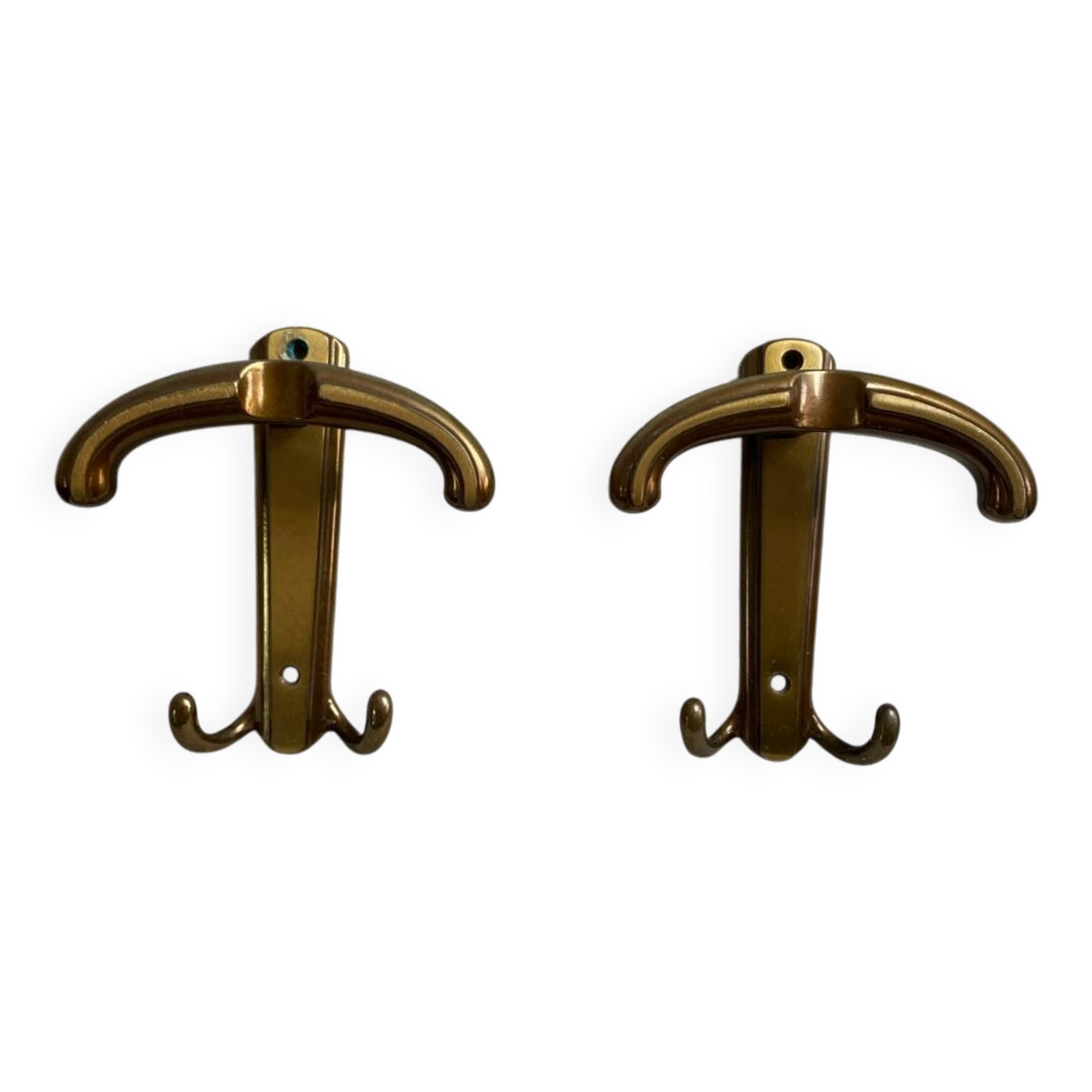 Patères en métal à trois crochets