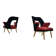 Fauteuils vintage conçus par Miroslav Navrátil, 1969