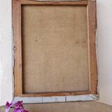 Tableau peinture nature morte fleurs