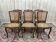 Suite de 6 chaises de style Louis XV en cannage