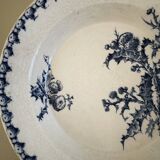 Plat en terre de fer Gien modèle Chardons