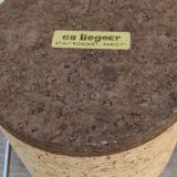 Vintage cork ice bucket