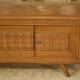 Buffet brutaliste en chêne 1960