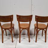 Three Baumann chairs from the 1950s