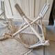Set of 2 rattan children's chairs
